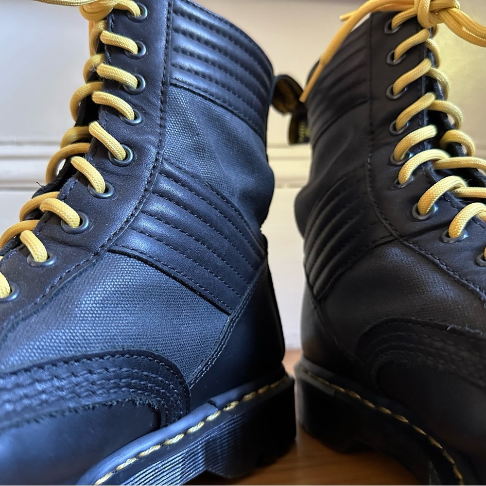⚡️DOC Dr. Martens Black Baden Moto 1490 Boots UNISEX UK8 EU42 US: M9 W10 - Picture 3 of 8